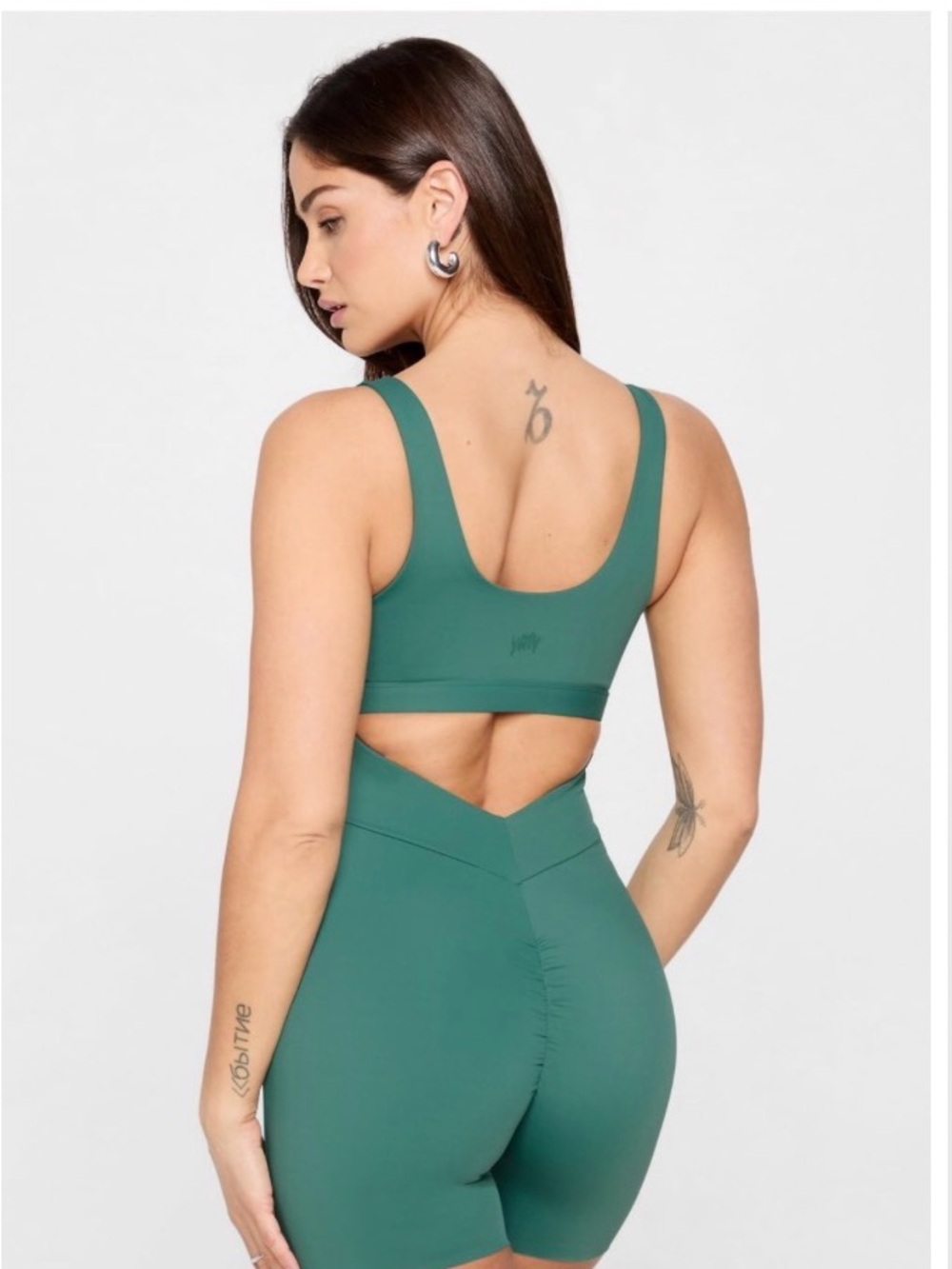 Fabletics Go Getta’ Green Jumpsuit Romper - Picture 6 of 6
